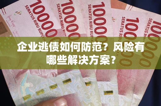 武汉企业逃债如何防范？风险有哪些解决方案？