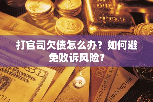 武汉打官司欠债怎么办？如何避免败诉风险？