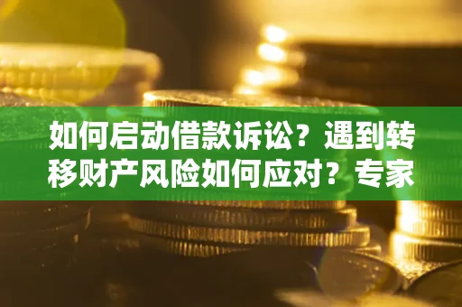 武汉如何启动借款诉讼？遇到转移财产风险如何应对？专家解局支招