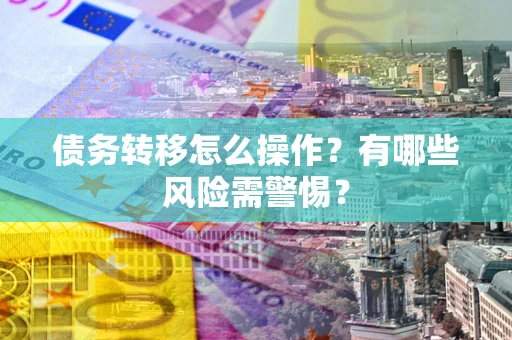 武汉债务转移怎么操作？有哪些风险需警惕？