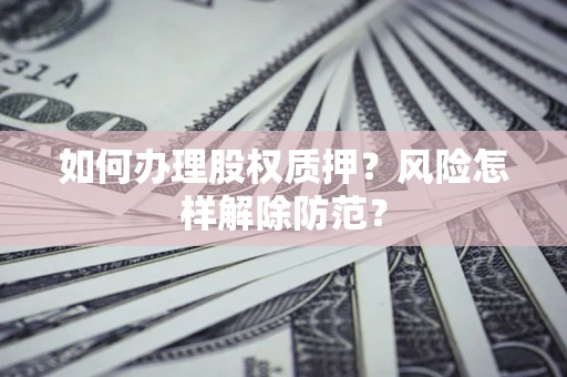 武汉如何办理股权质押？风险怎样解除防范？