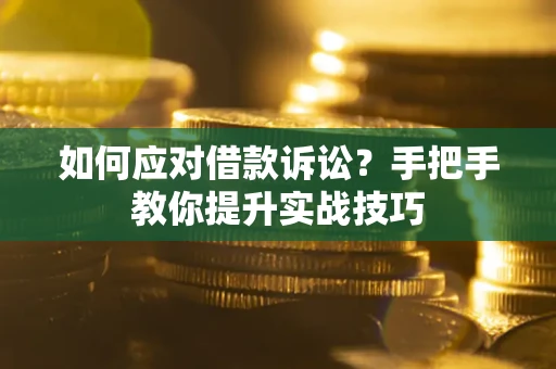 武汉如何应对借款诉讼？手把手教你提升实战技巧