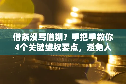 武汉借条没写借期？手把手教你4个关键维权要点，避免人财两空