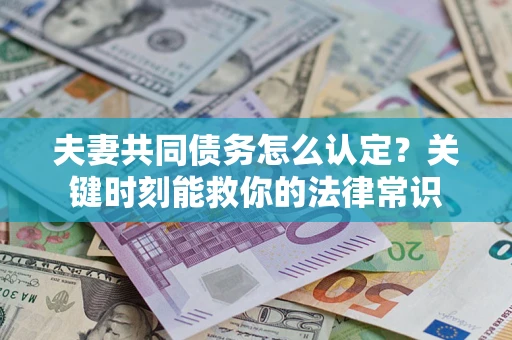 武汉夫妻共同债务怎么认定？关键时刻能救你的法律常识