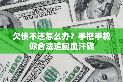 武汉欠债不还怎么办?手把手教你合法追回血汗钱 武汉欠债不还怎么办?手把手教你合法追回血汗钱